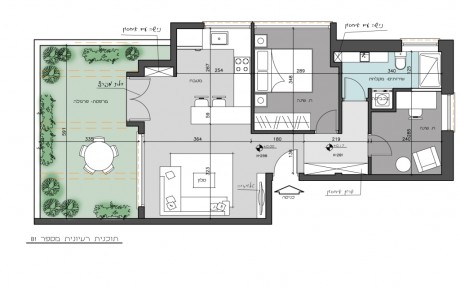 Proposed floor plan for renovation